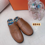 Hermes shoes Style 379 - front view, sleek modern silhouette