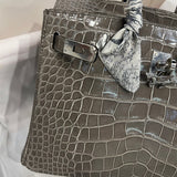 Considered bag shown from front angle