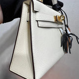 Tailored handbag styled for everyday wear