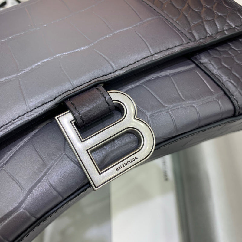 Structured Faux Leather Handbag - Polished Finish | Women's Everyday Carry Handbag #537 - interior view (image 6) of designer-inspired handbag
