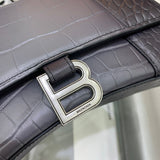 Structured Faux Leather Handbag - Polished Finish | Women's Everyday Carry Handbag #537 - interior view (image 6) of designer-inspired handbag
