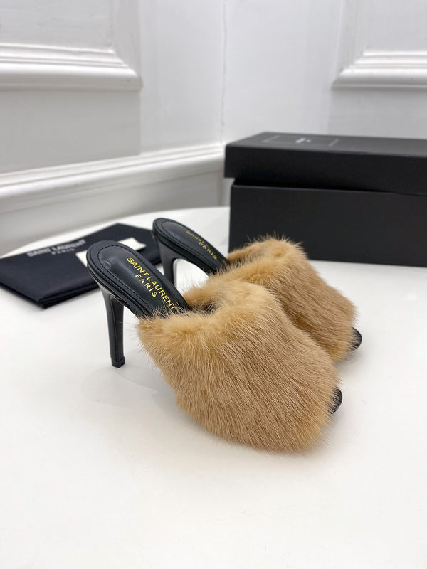 Saint Laurent luxury shoes close-up — premium authentic designer style