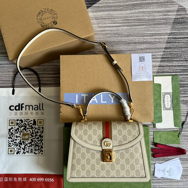 Front view of signature everyday-luxe women's handbag – women's luxury handbag