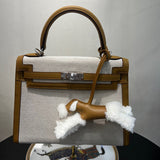 Close-up detail of timeless bag design