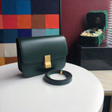 Side profile of polished elevated women's handbag – women's statement bag