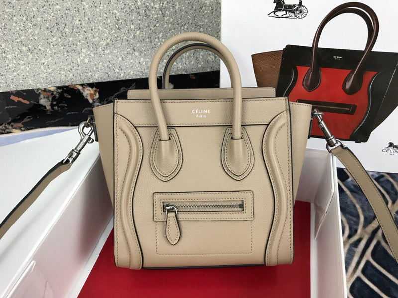 Front view of premium polished women's handbag – women's luxury accessory