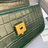 Contemporary Vegan Leather Handbag - Signature Hardware Accents | Women's Fashion Handbag #407 - alternate angle view (image 8) of designer-inspired handbag
