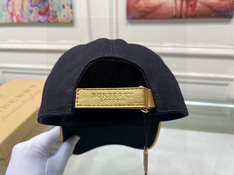 Front view of Burberry unisex cap