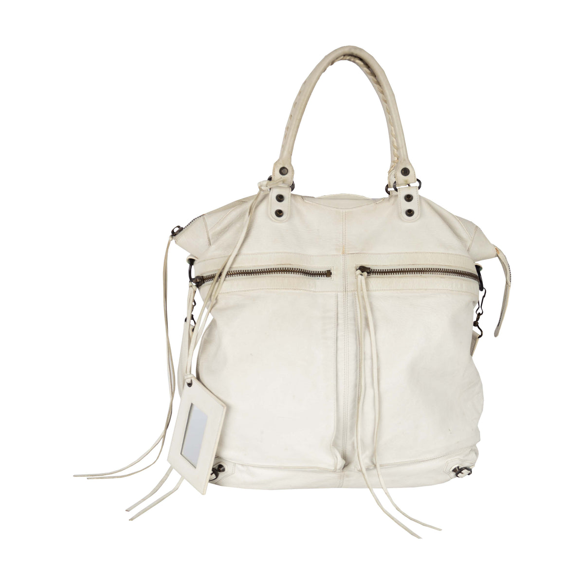 Balenciaga Cube Pocket Tote Bag — Premium Leather Tote