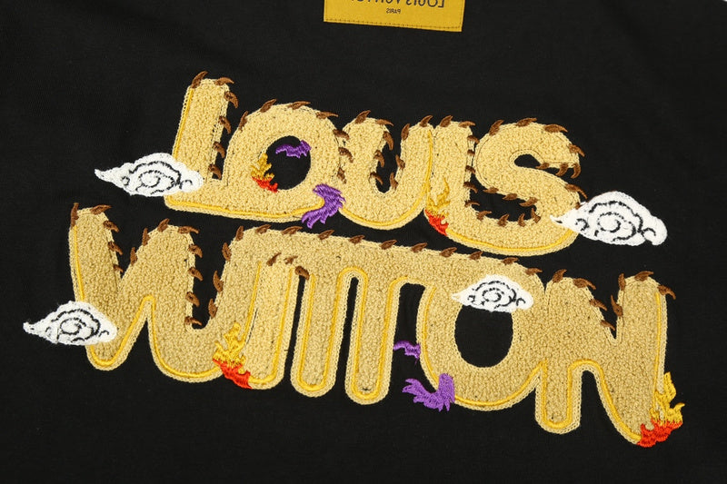 Side profile of Louis Vuitton cotton t-shirt with tailored silhouette