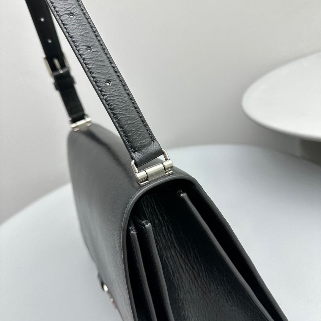 Balenciaga Crush Bag detail shot – authentic designer craftsmanship