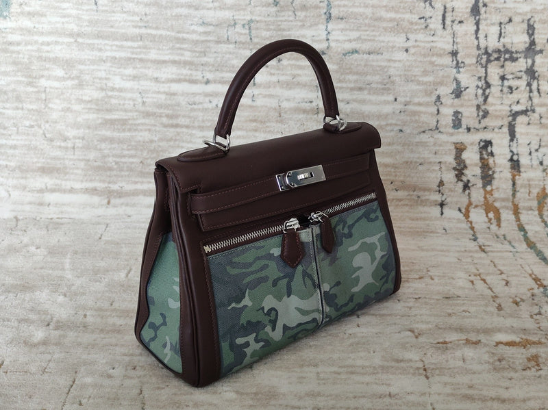 Interior view of elegant premium bag