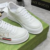 Gucci tonal black luxury sneakers view 6 padded collar comfort