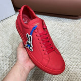 Givenchy Red Classic Ballet Flats - Front View