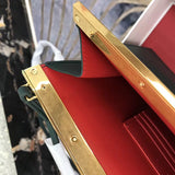Top view of elevated signature women's handbag – women's designer-style accessory