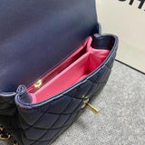 Zivas Charm Polished Finish Fashion Handbag (Elevated Daily Companion) – Detail View
