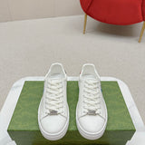 Gucci two-tone luxury sneakers view 10 minimalist modern build