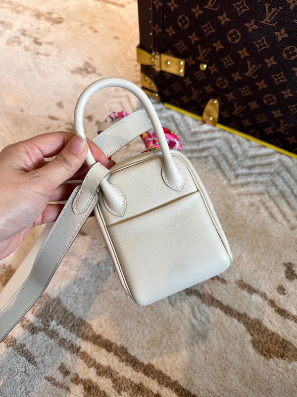 Close-up detail of sleek bag design