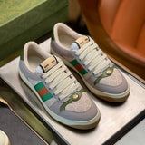 Gucci all-black luxury sneakers view 6 retro runner design