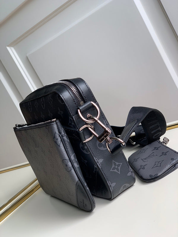 Interior view of structured signature women's handbag – women's statement bag