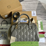Front view of elevated polished women's handbag – women's designer-style accessory