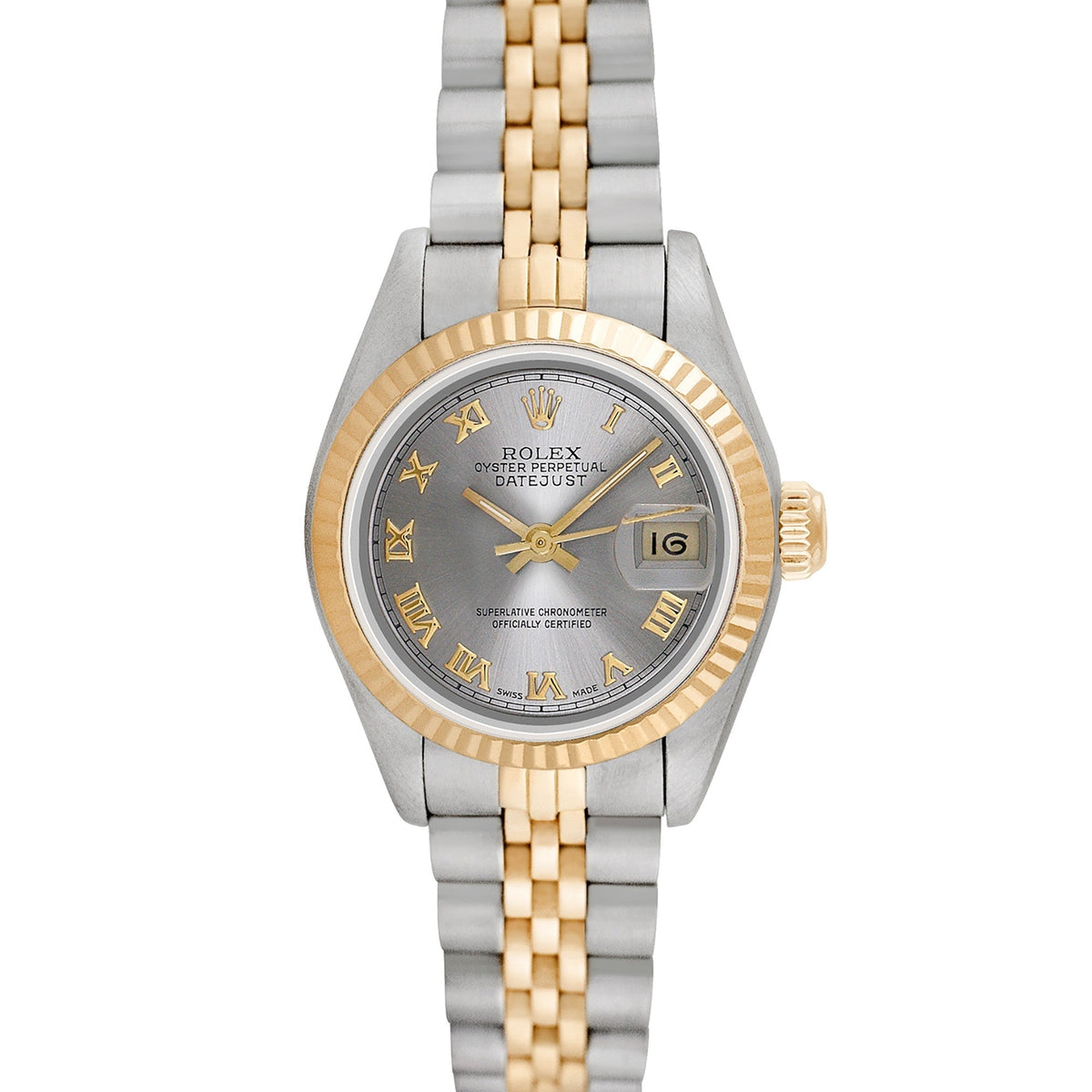 Side view of Rolex women's watch