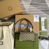 Front view of structured classic women's handbag – women's premium purse