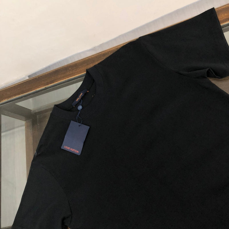 Full styled look of Louis Vuitton cotton t-shirt with streetwear-inspired cut