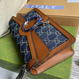 Top view of structured signature women's handbag – women's everyday handbag
