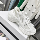 Givenchy White Chunky Platform Sneakers - Sole Detail View