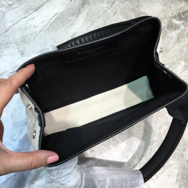 Statement Premium PU Leather Handbag - Sleek Minimalist Lines | Women's Fashion Handbag #769 - styled full view (image 7) of designer-inspired handbag