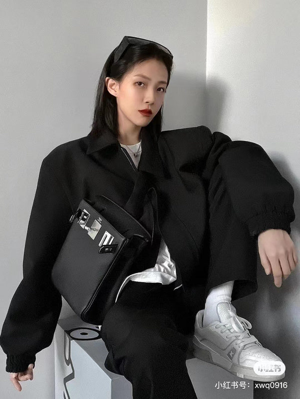 Statement bag shown from front angle
