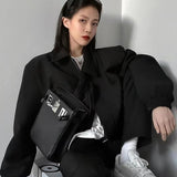 Statement bag shown from front angle