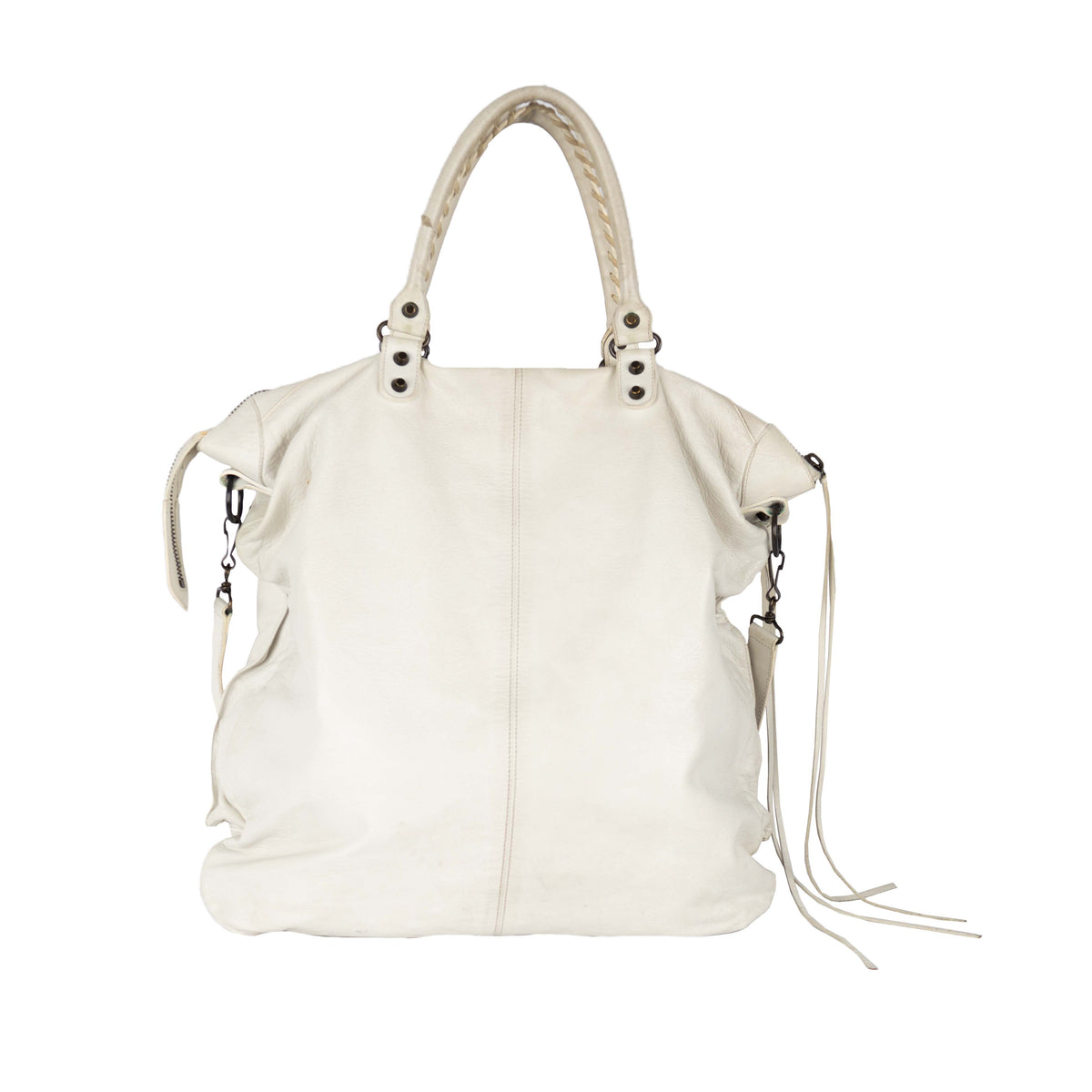 Balenciaga Cube Pocket Tote Bag — Premium Leather Tote
