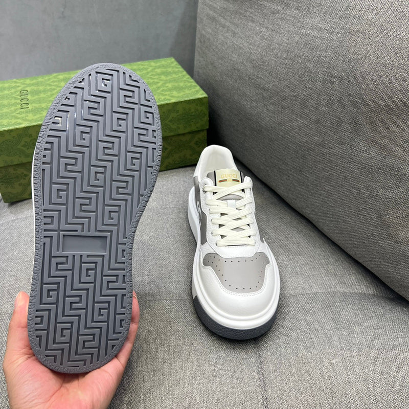 Gucci stone beige luxury sneakers view 9 padded collar comfort