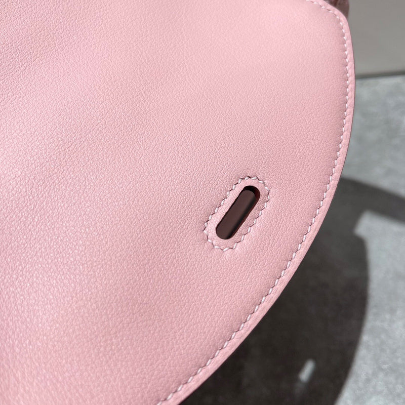 Polished bag shown from front angle
