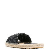 Bottega Veneta premium flats detail and craftsmanship close-up