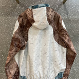 Back view of Louis Vuitton luxury clothing with monogram-inspired silhouette