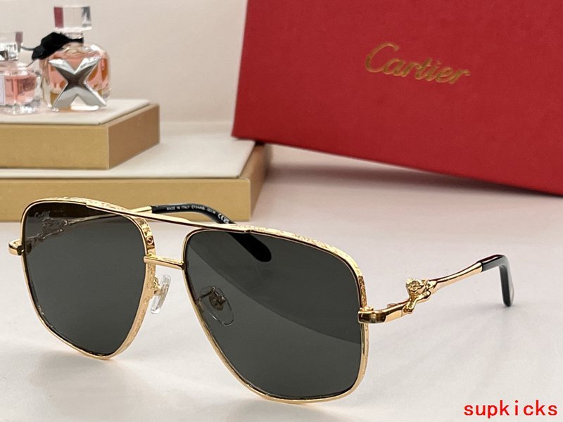 Front view of Cartier unisex sunglasses