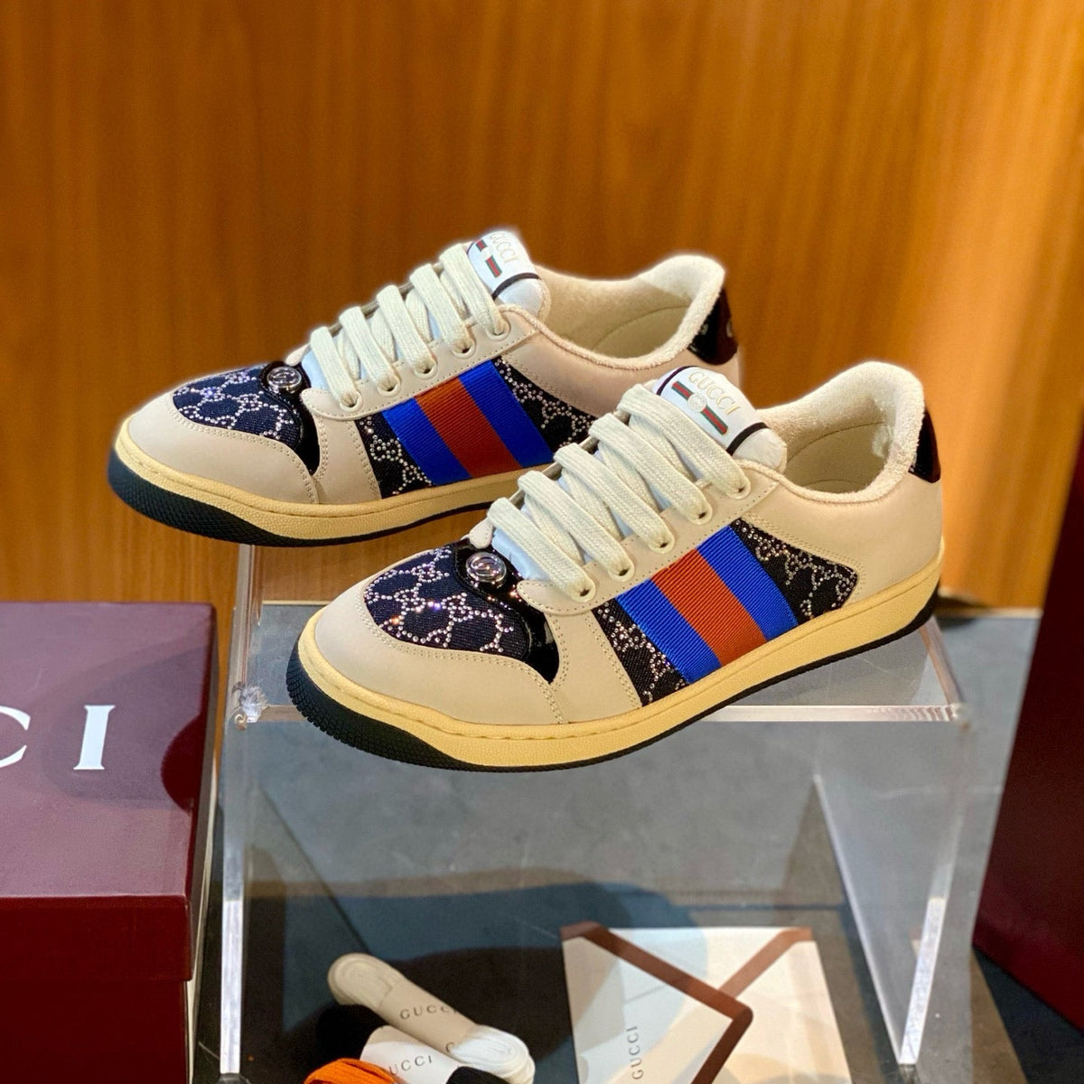 Gucci Shoes? Gucci Screener Trainers Luxury Lifestyle Designer Footwear