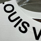 Side profile of Louis Vuitton cotton t-shirt with streetwear-inspired cut