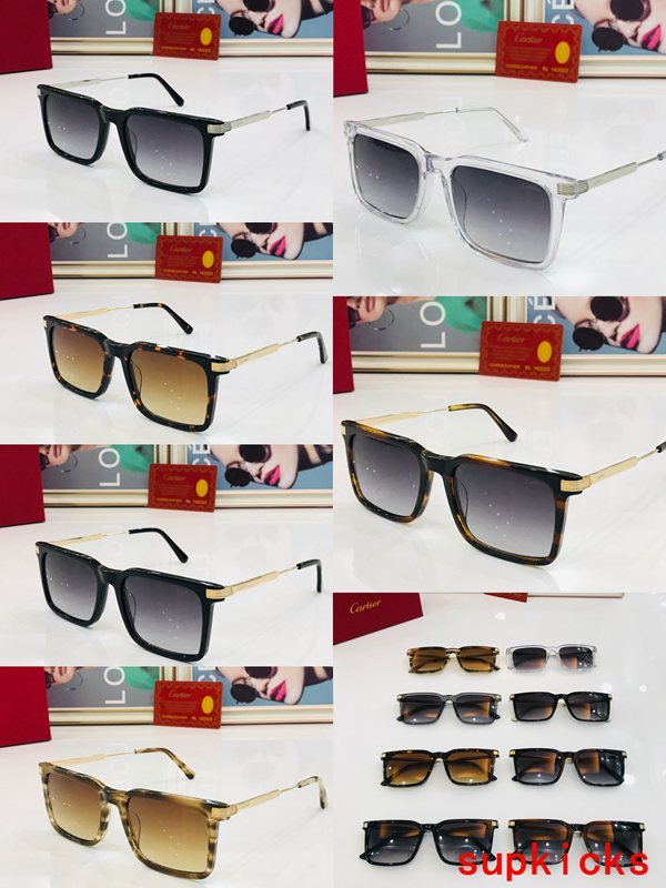 Lifestyle view of Cartier unisex sunglasses