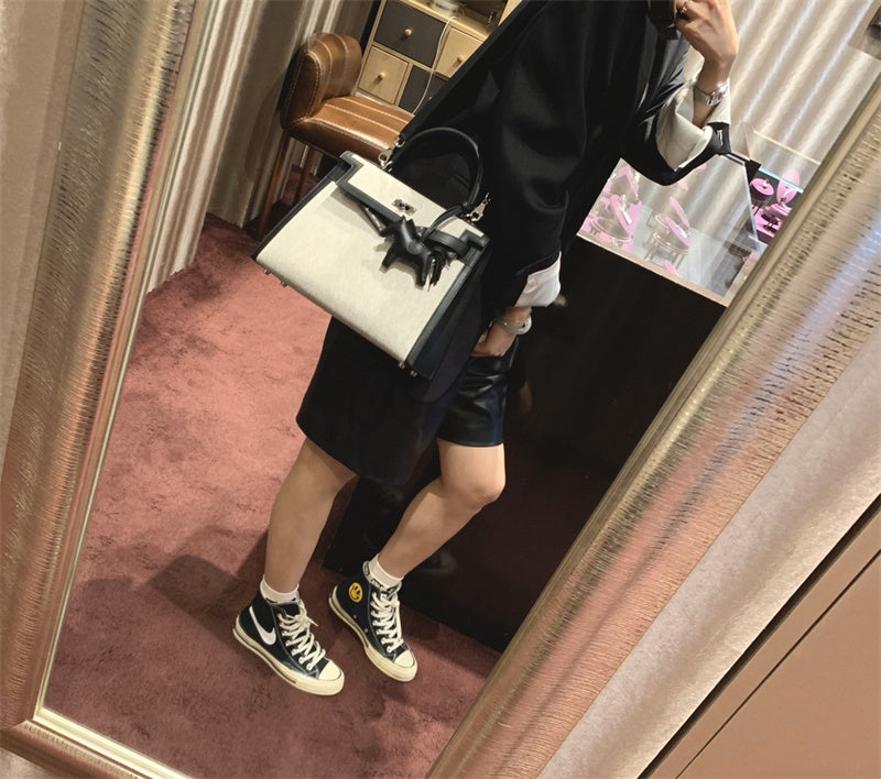 Minimalist handbag styled for everyday wear