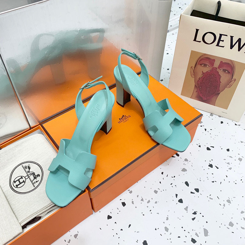 Hermès Beige Slide Sandals - Lifestyle Styling Shot