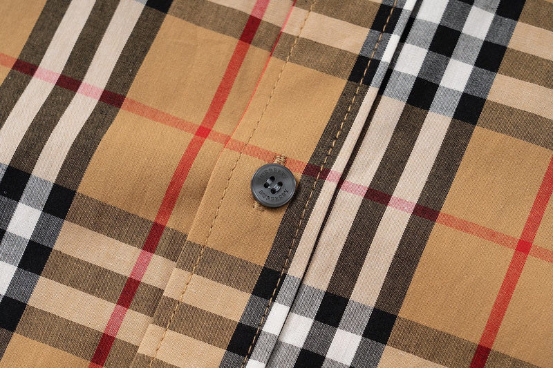 Burberry clothing close-up — premium authentic designer style