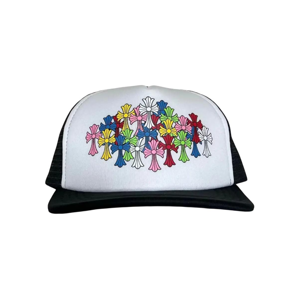 Chrome Hearts Trucker Hat Multi Color Crosses