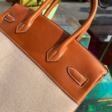 Close-up detail of elegant bag design