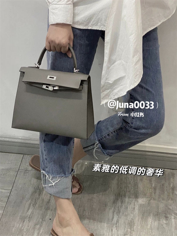 Tailored handbag styled for everyday wear