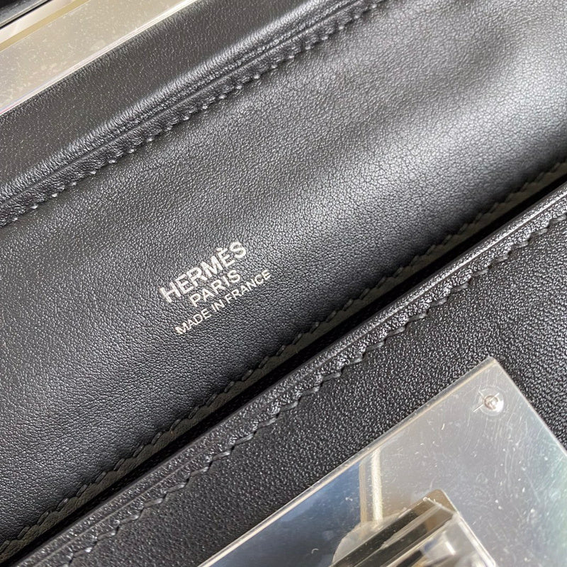 Close-up detail of sophisticated bag design