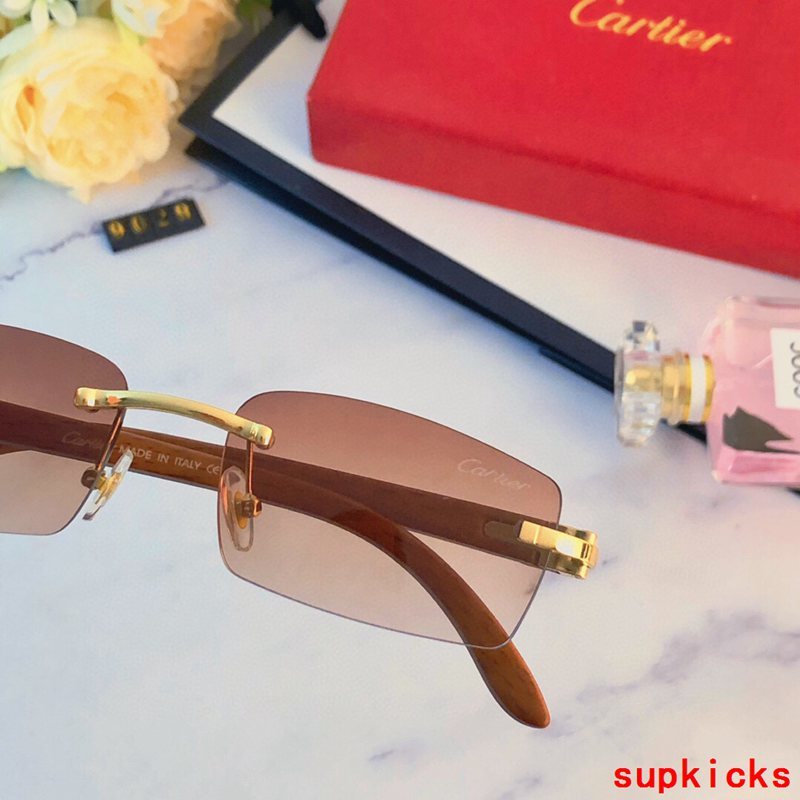 Lifestyle view of Cartier unisex sunglasses